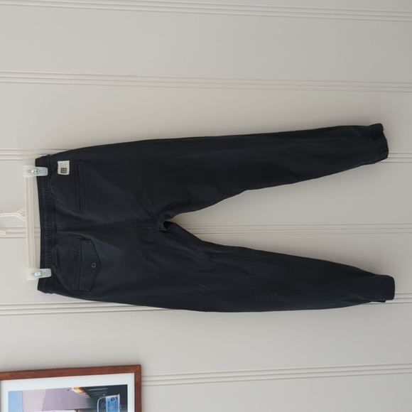 Lira black joggers with ripped knees in small - Picture 2 of 5